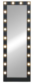 Зеркало гримёрное Continent ЗГП45 напольное 60см чёрный